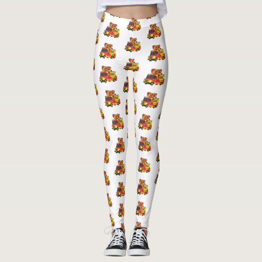 Afbeelding van hotdog-cartoon leggings (Voorkant)