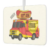 Afbeelding van hotdog-cartoon luchtverfrisser (Links)