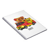 Afbeelding van hotdog-cartoon notitieboek (Rechterzijde)