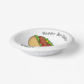 Afbeelding van hotdog cartoon papieren kommen (Gebogen)