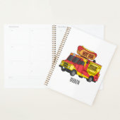 Afbeelding van hotdog-cartoon planner (Display)