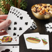 Afbeelding van hotdog cartoon pokerkaarten (Insitu)