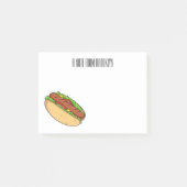 Afbeelding van hotdog cartoon post-it® notes (Voorkant)