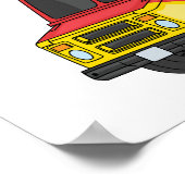 Afbeelding van hotdog-cartoon poster (Hoek)