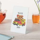 Afbeelding van hotdog-cartoon reclamebord met voetstuk (Insitu)