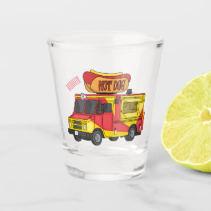 Afbeelding van hotdog-cartoon shot glas