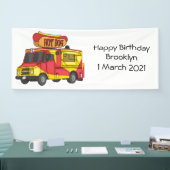 Afbeelding van hotdog-cartoon spandoek (Beurs)