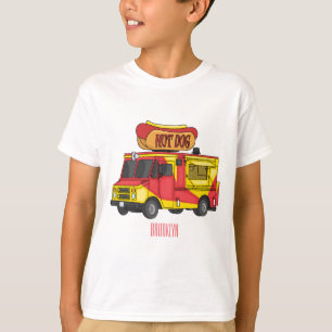 Afbeelding van hotdog-cartoon t-shirt