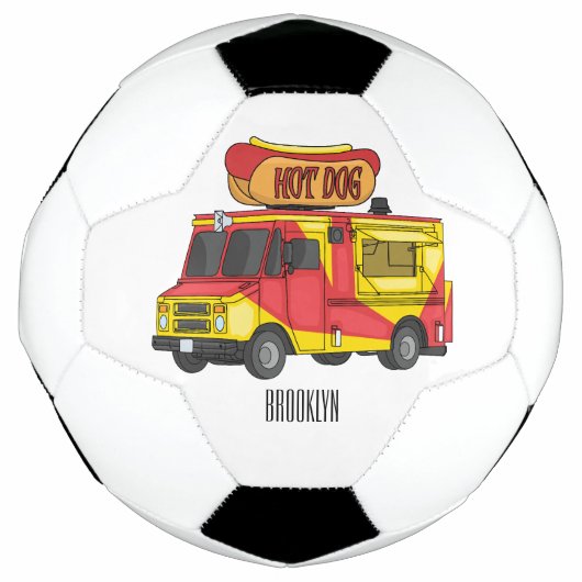Afbeelding van hotdog-cartoon voetbal (Voorkant)