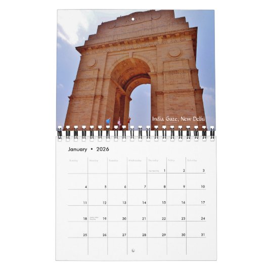 Afbeelding van India Kalender (Jan 2026)