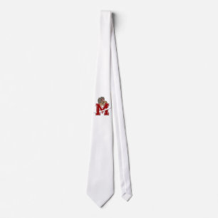 afbeelding van indiaans inheems rood op stropdas