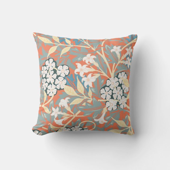  afbeelding van Jasmijnblauw/beige Kussen (Voorkant)