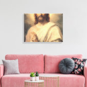Afbeelding van Jezus Christus door Heinrich Hofman Canvas Afdruk (Insitu (Woonkamer))