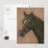 afbeelding van kastanjebruin briefkaart (Voorkant / Achterkant)