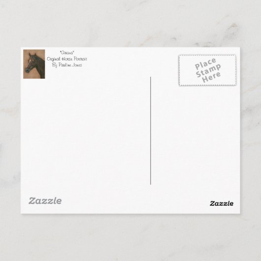 afbeelding van kastanjebruin briefkaart (Achterkant)