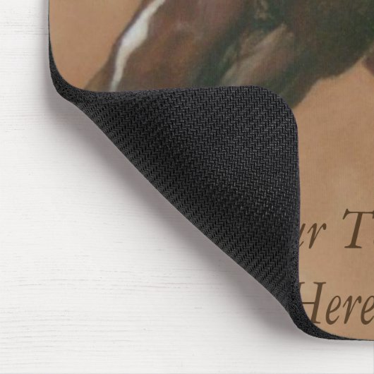 afbeelding van kastanjebruin  muismat (Hoek)