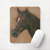 afbeelding van kastanjebruin muismat (Met muis)