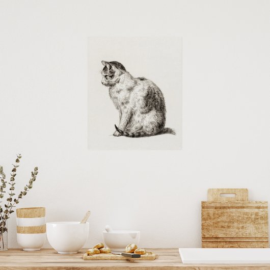  afbeelding van katten poster (Keuken)