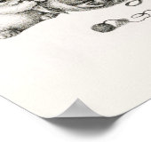  afbeelding van katten poster (Hoek)