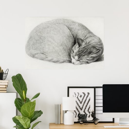 afbeelding van katten poster (Thuiskantoor)