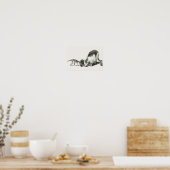  afbeelding van katten poster (Keuken)