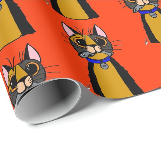 Afbeelding van kattenknippapier cadeaupapier (Rol Hoek)