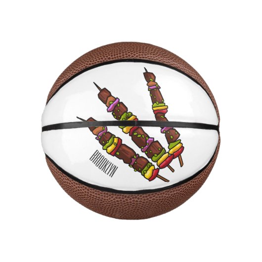 Afbeelding van Kebab of kabob-cartoon Basketbal (Voorkant)