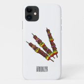 Afbeelding van Kebab of kabob-cartoon Case-Mate iPhone Case (Achterkant)