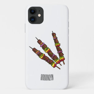 Afbeelding van Kebab of kabob-cartoon Case-Mate iPhone Case