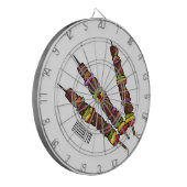Afbeelding van Kebab of kabob-cartoon Dartbord (Voorkant Links)