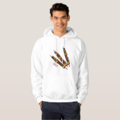 Afbeelding van Kebab of kabob-cartoon Hoodie (Voorkant volledig)