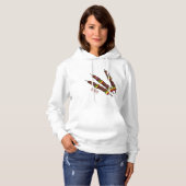 Afbeelding van Kebab of kabob-cartoon Hoodie (Voorkant volledig)