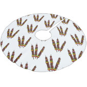 Afbeelding van Kebab of kabob-cartoon Kerstboom Rok (Gekanteld)