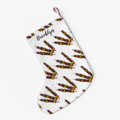 Afbeelding van Kebab of kabob-cartoon Kleine Kerstsok (Achterkant (Hangend))