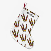Afbeelding van Kebab of kabob-cartoon Kleine Kerstsok (Voorkant (Hangend))