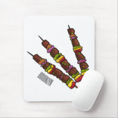 Afbeelding van Kebab of kabob-cartoon Muismat (Met muis)