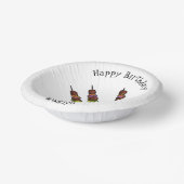 Afbeelding van Kebab of kabob-cartoon Papieren Kommen (Gebogen)