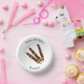 Afbeelding van Kebab of kabob-cartoon Papieren Kommen (Feest)