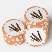 Afbeelding van Kebab of kabob-cartoon Poker Chips (Opstapeling)