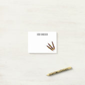 Afbeelding van Kebab of kabob-cartoon Post-it® Notes (Op bureau)