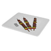 Afbeelding van Kebab of kabob-cartoon Snijplank (Hoek)