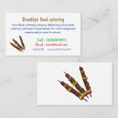 Afbeelding van Kebab of kabob-cartoon Visitekaartje (Voorkant / Achterkant)