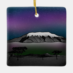 Afbeelding van Kilimanjaro Keramisch Ornament
