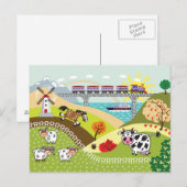 afbeelding van kinderen briefkaart (Voorkant / Achterkant)