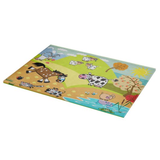 afbeelding van kinderen snijplank (Hoek)