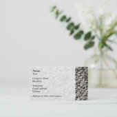 Afbeelding van kleine stenen. visitekaartje (Staand voorkant)