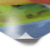 afbeelding van kleurrijk fruit. Banaan, appelen, p Foto Afdruk (Hoek)