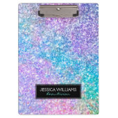 Afbeelding van kleurrijk glitter klembord (Voorkant)