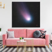 Afbeelding van komeet C/2001 Q4 (NEAT) Canvas Afdruk (Insitu (Woonkamer))