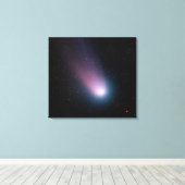 Afbeelding van komeet C/2001 Q4 (NEAT) Canvas Afdruk (Insitu (Houten vloer))